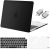 MOSISO Compatible with MacBook Air 13.6 inch Case 2022 2023 2024 Release M3 A3113 M2 A2681 with Touch ID, Plastic Hard Shell Case&Keyboard Cover&Screen Protector&Type C Adapter 2 Pack, Black