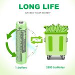OSIM 4Pack BK-40AAABU Ni-MH AAA Rechargeable Batteries 400mah AAA Ni-MH Rechargeable Batteries 1.2V for Panasonic Cordless Phones, Remote Controls, Electronics