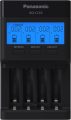 Panasonic BQ-CC65AKBBA Super Advanced eneloop pro and eneloop 4-Position Quick Charger with LCD Indicator Panel and USB Charging Port, Black