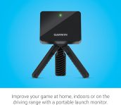 Garmin 010-02356-00 Approach R10, Portable Golf Launch Monitor, Take Your Game Home, Indoors or to the Driving Range, Up to 10 Hours Battery Life