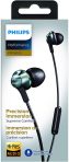 PHILIPS Pro Wired Earbud & In-Ear Headphones with Microphone, Ear Phones, In-Ear Headphones with Mic, Powerful Bass, Lightweight, Hi-Res Audio, 3.5mm Jack for Phones and Laptops Comfort