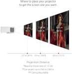 ViewSonic PX701-4K 4K UHD 3200 Lumens 240Hz 4.2ms Home Theater Projector with HDR, Auto Keystone, Dual HDMI, Sports and Netflix Streaming with Dongle on up to 300″ Screen