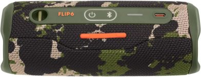 JBL Flip 6-Portable Bluetooth Speaker,Powerful Sound and deep bass, IPX7 Waterproof,12 Hours of Playtime,PartyBoost for Multiple Speaker Pairing for Home,Outdoor and Travel (Squad),Camouflage