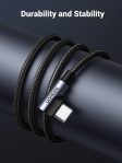 UGREEN USB to USB C Cable 90 Degree USB C Fast Charging Cord Compatible with iPhone 15/15 Plus/15 Pro/15 Pro Max/Samsung Galaxy S10/S10+/Pixel 7/6a/LG G8/G7/Pixel/Switch, etc, 1.6FT