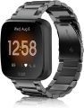 Fintie Metal Band Compatible with Fitbit Versa 2, Versa, Versa Lite Edition, Solid Stainless Steel Strap Replacement Wristband Business Bracelet Compatible with Fitbit Versa Smartwatch