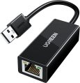 UGREEN Ethernet Adapter USB to 10 100 Mbps Network Adapter RJ45 Wired LAN Adapter for Laptop PC Compatible with Nintendo Switch Wii Wii U MacBook Chromebook Surface Windows macOS Linux (Black)