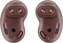 SAMSUNG Galaxy Buds Live True Wireless Earbuds US Version Active Noise Cancelling Wireless Charging Case Included, Mystic Bronze