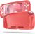 Fintie Case for Nintendo Switch Lite 2019 – Soft Silicone [Shock Proof] [Anti-Slip] Protective Cover with Ergonomic Grip Design for Switch Lite Console (Living Coral)
