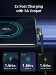 UGREEN USB to USB C Cable 90 Degree USB C Fast Charging Cord Compatible with iPhone 15/15 Plus/15 Pro/15 Pro Max/Samsung Galaxy S10/S10+/Pixel 7/6a/LG G8/G7/Pixel/Switch, etc, 1.6FT