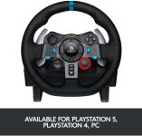 Logitech G29 Driving Force Race Wheel + Logitech G Driving Force Shifter Bundle for PS3 and PS4 (Renewed)