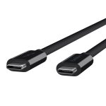 Belkin Thunderbolt 3 USB C to USB C 3.3ft/1M Long Data Transfer Power Cable with 20 Gbps Data Transfer Speed & Up To 10 Gbps for USB3.1 Devices – Supporting Thunderbolt, 4K & Ultra HD Display (Black)