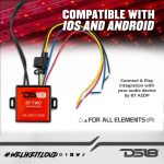 DS18 BT-Two Bluetooth Receiver – IP65 Waterproof Rated, BT 4.0, Remote Trigger Output, Stero Male RCA Output – Allows Connect & Play Integration to Your Audio Device