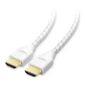Cable Matters [Ultra High Speed HDMI Certified] Braided 48Gbps 8K HDMI Cable 6.6 ft / 2m with 8K @120Hz, 4K @240Hz and HDR Support for PS5, Xbox Series X/S, RTX3080 / 3090, Apple TV and More in White