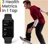 Amazfit Band 7 Fitness & Activity Tracker, Step Monitoring, Heart Rate & SpO2 Monitoring, Virtual Pacer, 18-Day Battery, Sleep Quality Analysis, Alexa Built-In, Water Resistant, (Pink)