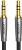 UGREEN 3.5mm Audio Cable Nylon Braided Aux Cord Male to Male Stereo Hi-Fi Sound for Headphones Car Home Stereos Speakers Tablets Compatible with iPhone iPad iPod Echo More 6FT