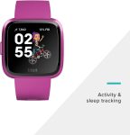 Fitbit Versa Lite Edition Smart Watch, One Size (S and L Bands Included), 1 Count