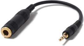 Sennheiser Genuine Adapter Cable Female 1/4″ 6.3mm to Male 1/8″ 3.5mm Plug for Headphones