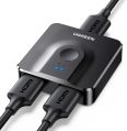UGREEN HDMI Switch 4K@60Hz, Bi-Directional HDMI Switcher 2 in 1 Out HDMI Splitter 1 Input 2 Output Supports UHD 3D HDR Compatible with PS5, PS4, Xbox Series X/S, Roku, Fire Stick, Black