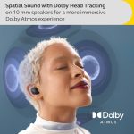 Jabra Elite 10 True Wireless Bluetooth Earbuds – Advanced Active Noise Cancelling with Dolby Atmos Surround Sound, All-Day Comfort, Multipoint, Crystal-Clear Calls – Gloss Black