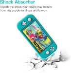 MoKo Case Compatible with Nintendo Switch Lite Console – Turquoise, Protective Silicone Cover, Shock Absorption, Anti Scratch, Easy Installation, Precise Cutouts