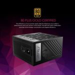 MSI MPG A1000G PCIE 5 & ATX 3.0 Gaming Power Supply – Full Modular – 80 Plus Gold Certified 1000W – 100% Japanese 105°C Capacitors – Compact Size – ATX PSU