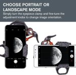 Celestron – NexYZ – 3–Axis Universal Smartphone Adapter for Telescope – Digiscoping Smartphone Adapter – Capture Images and Video Through Your Telescope or Spotting Scope