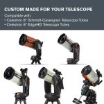 Celestron – EclipSmart Safe Solar Eclipse Telescope Filter – Meets ISO 12312-22015(E) Standards – Works with 8” Schmidt-Cassegrain/EdgeHD Telescopes – Observe Eclipses & Sunspots – Secure Fit