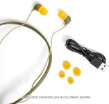 Skullcandy Ink’d+ In-Ear Wireless Earbuds, 8 Hr Battery, Microphone, Works with iPhone Android and Bluetooth Devices – Red