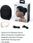 SHOKZ OpenRun Pro Mini – Premium Bone Conduction Open-Ear Bluetooth Sport Headphones – Sweat Resistant Wireless Earphones for Workouts and Running with Deep Base – Built-in Mic, with Headband
