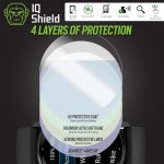 IQShield 6 Pack for Garmin Venu 3S Screen Protector Clear TPU Film, Bubble-Free Installation, Scratch-Resistant, Case Friendly, HD Clarity for Ultimate Protection