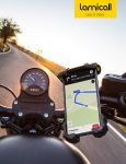 Lamicall Bike Phone Holder, Motorcycle Phone Mount – Adjustable Motorbike Phone Holder for iPhone 15 14 13 12 Pro Max Mini, 11 Pro Max Xs 8 X 8P 7 6S, Samsung S10 S9, Huawei, 4.7-6.8 Devices
