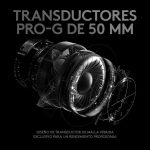 Logitech G PRO X Gaming Headset (2nd Generation) with Blue Voice, DTS Headphone 7.1 and 50 mm PRO-G Drivers, for PC, Xbox One, Series X|S,PS5,PS4, Nintendo Switch, Black (Renewed)