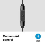 Sennheiser Consumer Audio CX 80S In-ear Headphones with In-line One-Button Smart Remote – Black