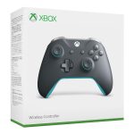 Microsoft – Wireless Controller for Xbox One and Win 10 – Gray/Blue – WL3-00105 (Renewed)