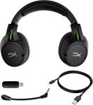 Wireless Xbox Gaming Headset with Chat Mixer, Memory Foam, Detachable Microphone – HyperX CloudX Flight, Licensed for Xbox One and Series X|S, Black/Green