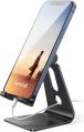 Lamicall Adjustable Cell Phone Stand, Desk Phone Holder, Cradle, Dock, Compatible with iPhone 15, 14, Plus, Pro, Pro Max, 13 12 X XS,4-8″ Phones, Office Accessories, All Android Smartphone, Black