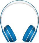 Beats Solo2 On-Ear Headphone Luxe Edition (WIRED, Not Wireless) (Renewed) – Blue