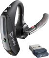 Plantronics by Poly Voyager 5200 UC Wireless Headset & Charging Case – Single-Ear Bluetooth Headset w/Noise-Canceling Mic – Connect Mobile/Mac/PC via Bluetooth – Works w/Teams, Zoom – (206110-102)