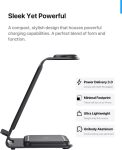 Intoval 3-in-1 Wireless Charging Station for iPhone 15 Pro/15/15 Pro Max/14 Pro/14/14 Pro Max, Apple Watch 9/Ultra 2/SE/8/7/6/5/4/3/2, AirPods Pro/Pro 2/3 (Y93, Silver)