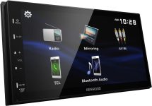 KENWOOD DMX129BT 6.8 Inch LCD Touchscreen Digital Media Car Stereo, Bluetooth Audio and Hands Free Calling, Double Din, USB, Rear Camera Input, AM/FM Radio