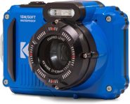 KODAK PIXPRO WPZ2 Rugged Waterproof Shockproof Dustproof WiFi Digital Camera 16MP 4X Optical Zoom 1080P Full HD Video Vlogging Camera 2.7″ LCD (Blue)