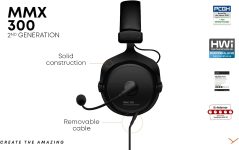 beyerdynamic MMX 300 (2nd Generation) Premium Gaming Headset
