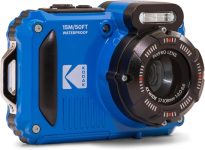KODAK PIXPRO WPZ2 Rugged Waterproof Shockproof Dustproof WiFi Digital Camera 16MP 4X Optical Zoom 1080P Full HD Video Vlogging Camera 2.7″ LCD (Blue)