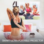ViewSonic M1+ Portable LED Projector with Auto Keystone, Dual Harman Kardon Bluetooth Speakers and HDMI, USB C, Stream Netflix with Dongle (M1PLUS)