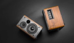 Edifier R1280DB Powered Bluetooth Bookshelf Speakers – Optical Input – Wireless Studio Monitors – 4 Inch Near Field Speaker – 42w RMS – Wood Grain