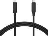 Amazon Basics USB-C to USB-C 4 Fast Charger Cable, 40 Gbps, 8K Video, 240W, USB-IF Cert, Thunderbolt 4/3 Compatible, for Apple iPhone 15, iPad, Samsung Galaxy, Tablets, Laptops, 3.3 Foot, Black