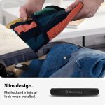 Caseology Vault Compatible with Apple AirTag Case for AirTag Keychain Holder (2021) – Matte Black