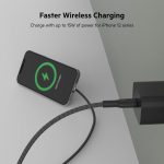 Belkin 15W MagSafe Wireless Charger Pad for iPhone 14, 13, 12 – Black