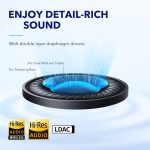 Soundcore Q45 Noise Cancelling Headphones – 50H Playtime, LDAC Hi-Res Audio, Bluetooth 5.3, Comfortable Fit