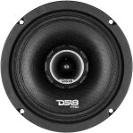 DS18 PRO-ZT6 6.5-Inch 2 Way Pro Audio Midrange Speakers with Built-in Bullet Tweeter 4-Ohms 450W Max 225W RMS Water Resistant – Black Metal Mesh Grill Included (1 Speaker)